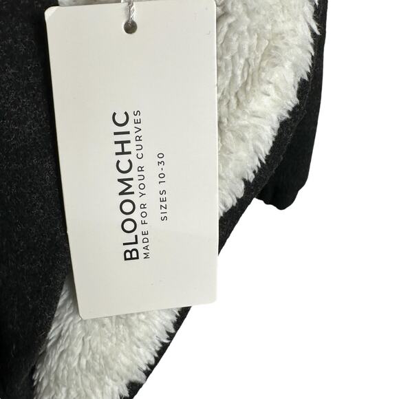 BLOOMCHIC Dark Gray Coat Size 14/16 - Picture 3 of 5